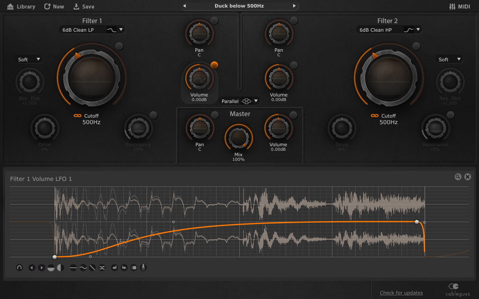 FilterShaper XL by Cableguys - Filter Plugin VST VST3 Audio Unit AAX