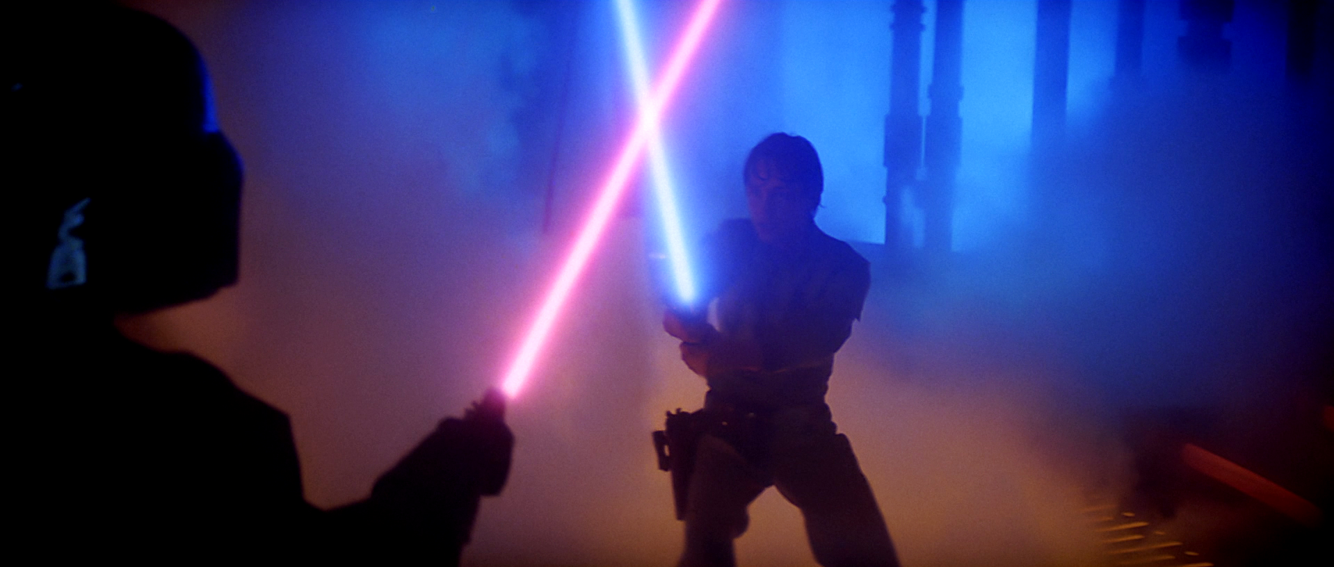Luke vs Vader Lightsabers