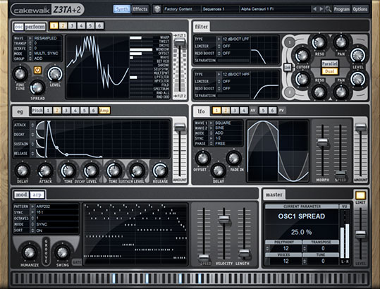 Cakewalk Z3TA-2