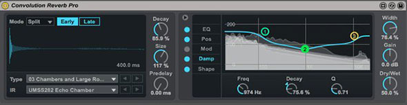 Ableton Live Convolution Reverb Pro