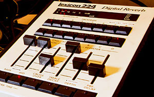Lexicon 224 Digital Reverb closeup