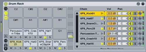 Ableton Live Drum Rack