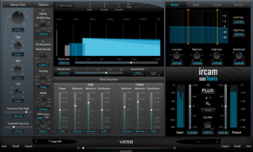 Flux Ircam Verb V3 reverb plugin