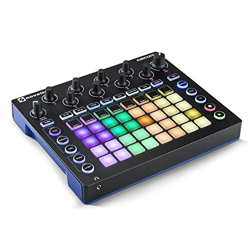 with 1 Year Extended Warranty Professional Headphones & 1 Piece Micro Fiber Cloth AMS-Circuit 4-Part Drum Machine and Seque Novation Circuit Groove Box w/Sample Import: 2-Part Synth 