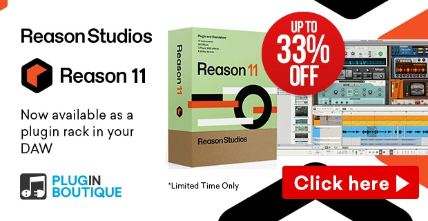 Reason Studios Reason 11 BF banner