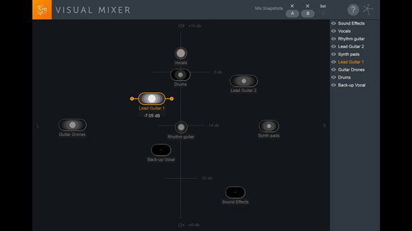 Neutron 3's Visual Mixer