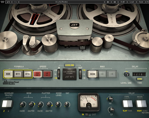 waves abbey road j37 tape saturation plugin